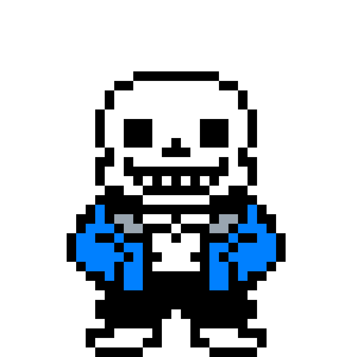 Download Sans Undertale Black Line White Sprite Hq Pn - vrogue.co