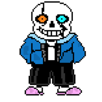 Download Sans Undertale Black Comic White Sansserif HQ PNG Image