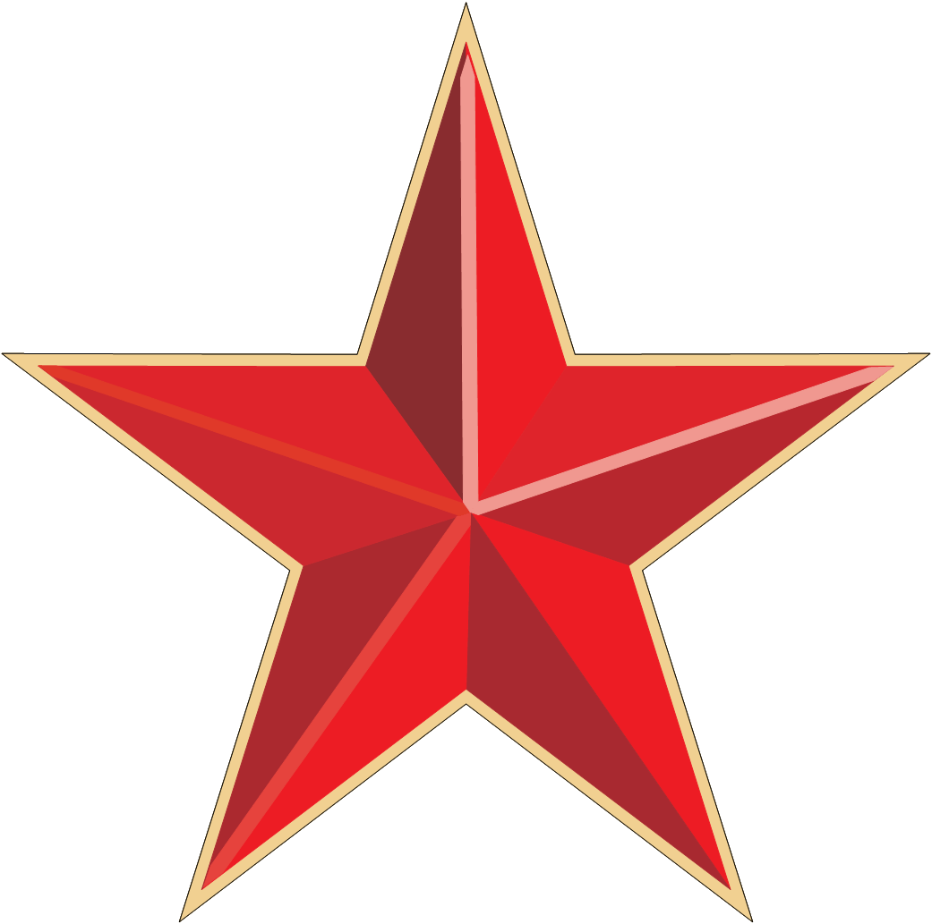 Red Star Png Image PNG Image