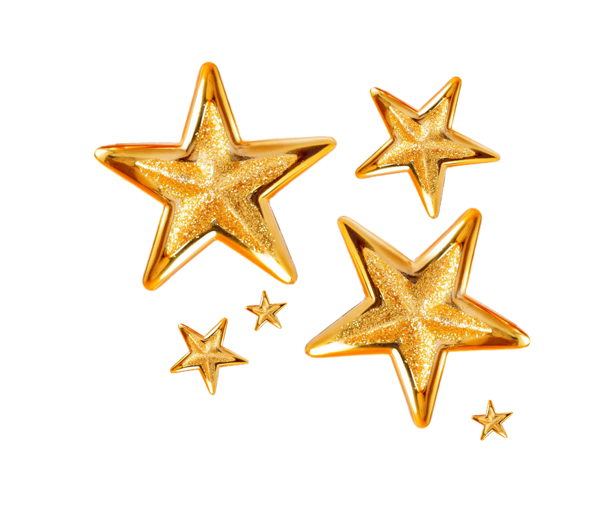 gold stars clipart