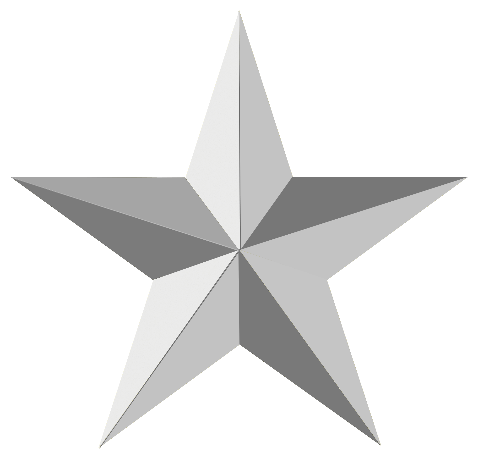 Gray Star Png Image PNG Image