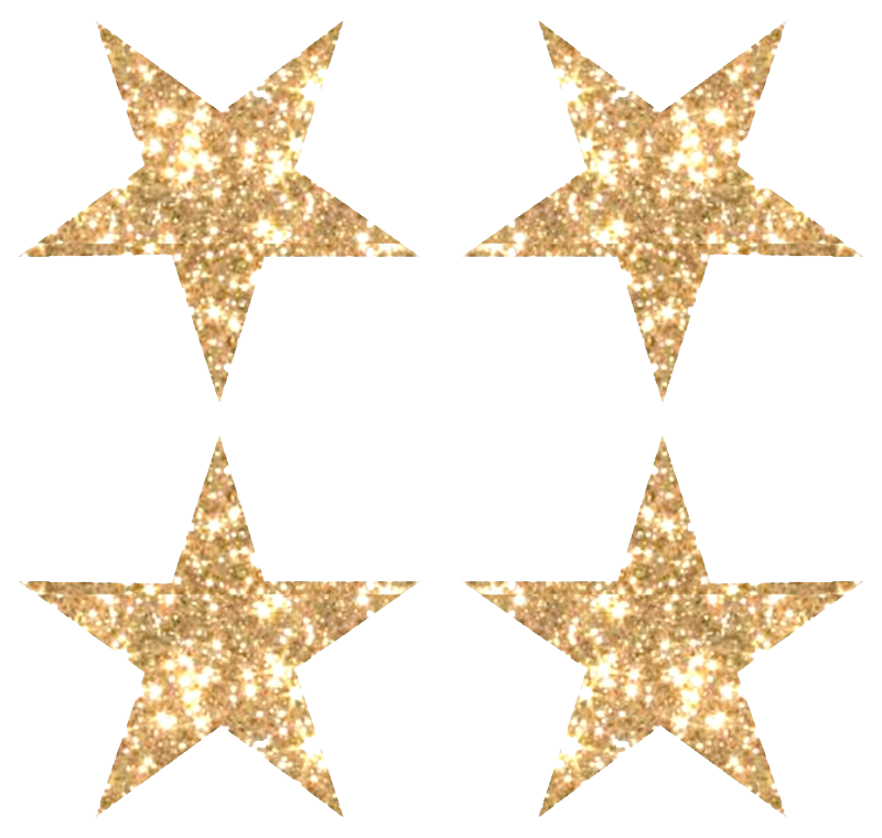 Gold Glitter Star Image PNG Image