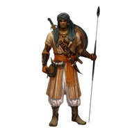 Roleplaying Pathfinder Spear Warrior Dungeons Dragons Game PNG Image