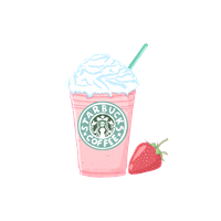 CA006 Starbucks Drink Clip Art, PNG Files, Printable Sticker