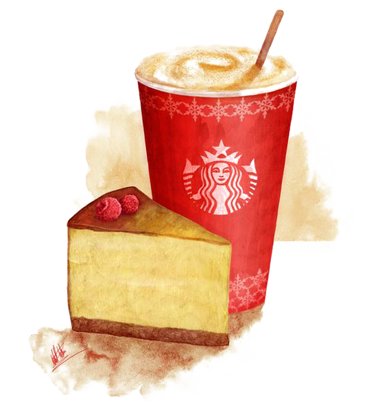 Illustrator Tea Illustration Swindon Afternoon Drawing Starbucks PNG Image