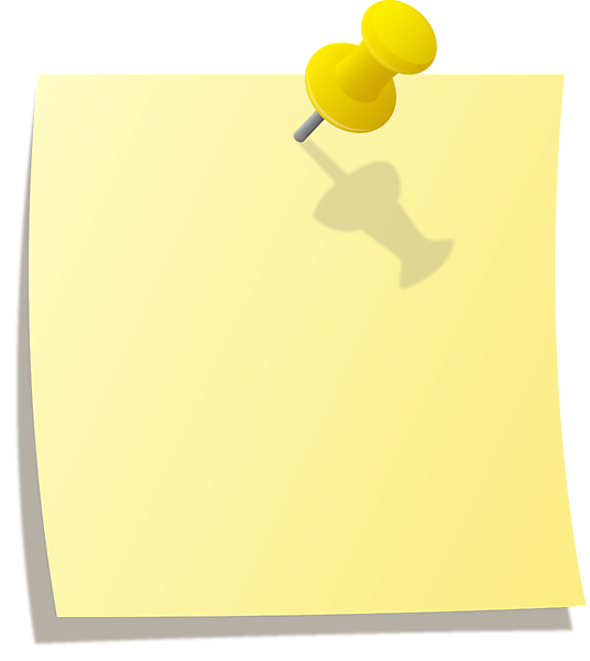 Sticky note Transparent PNG Image
