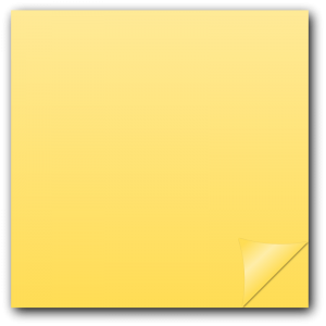 Sticky note Transparent PNG Image