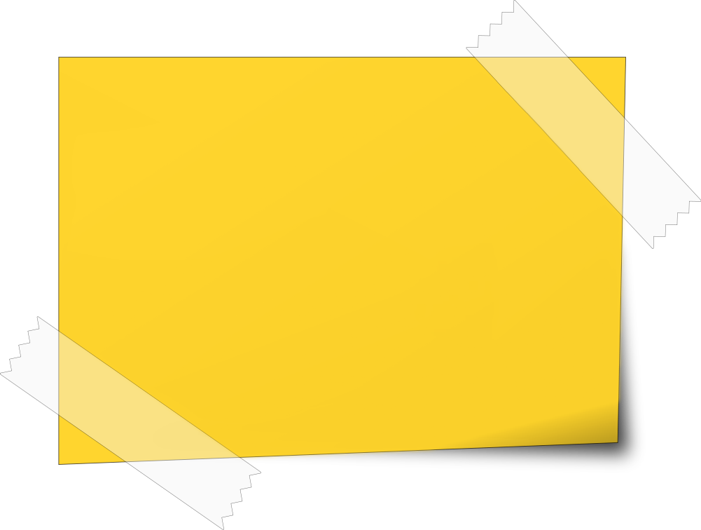 Sticky note Transparent PNG Image