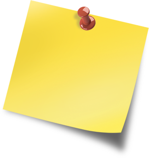 Sticky note Transparent PNG Image