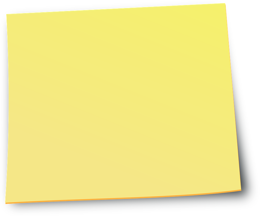 Sticky note Transparent PNG Image