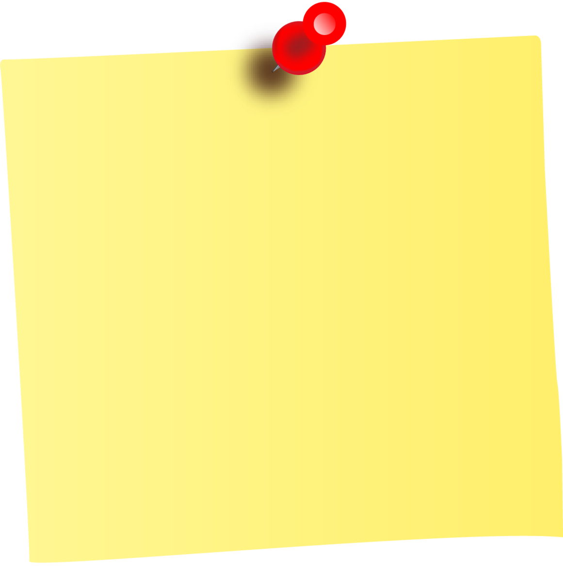 Sticky note Transparent PNG Image