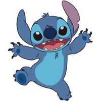 Stitch happy PNG