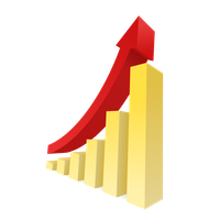 Stock Market Graph Up Image PNG Image