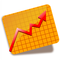 Stock Market Graph Up Photos PNG Image