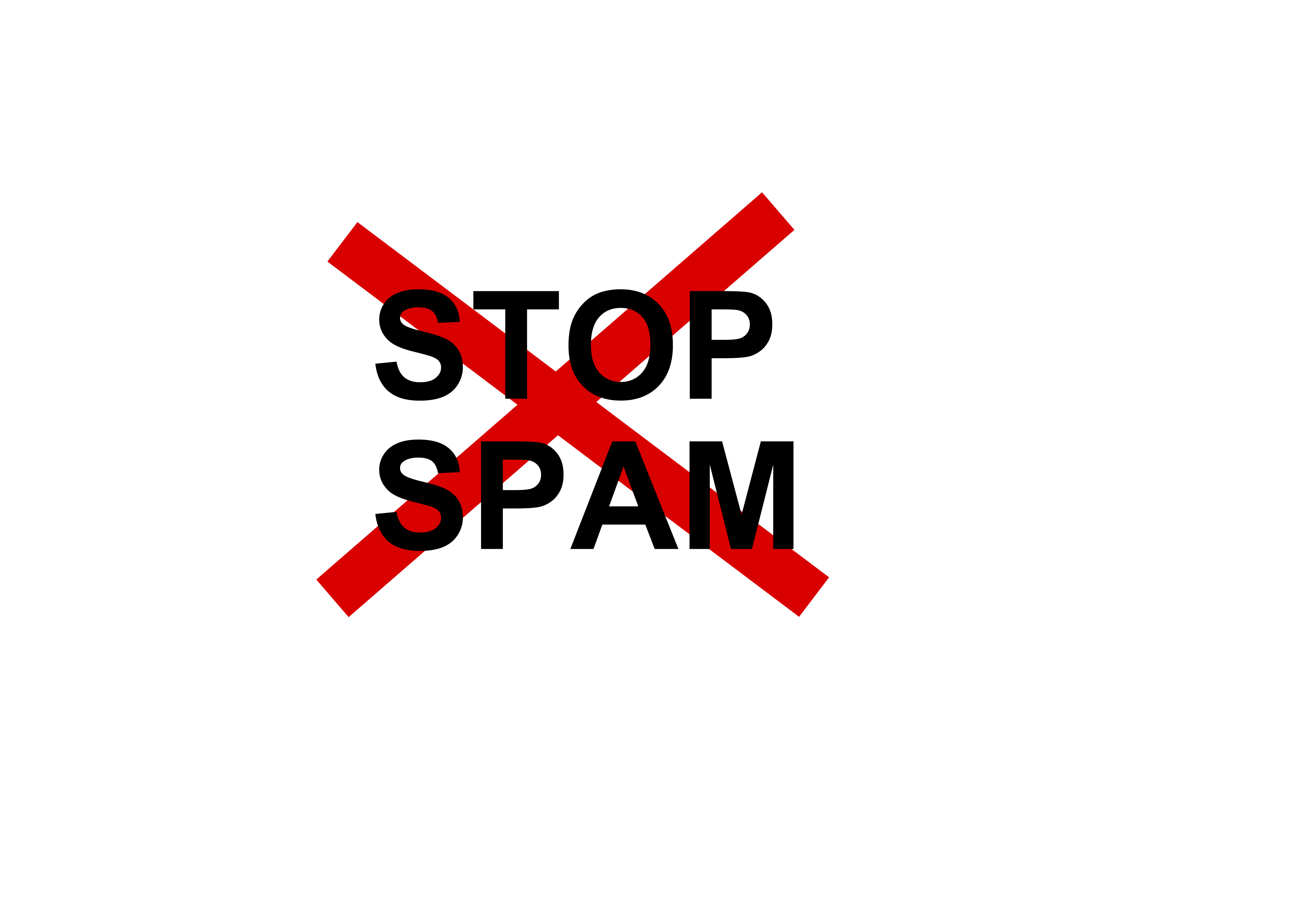 Stop spam Transparent PNG Image