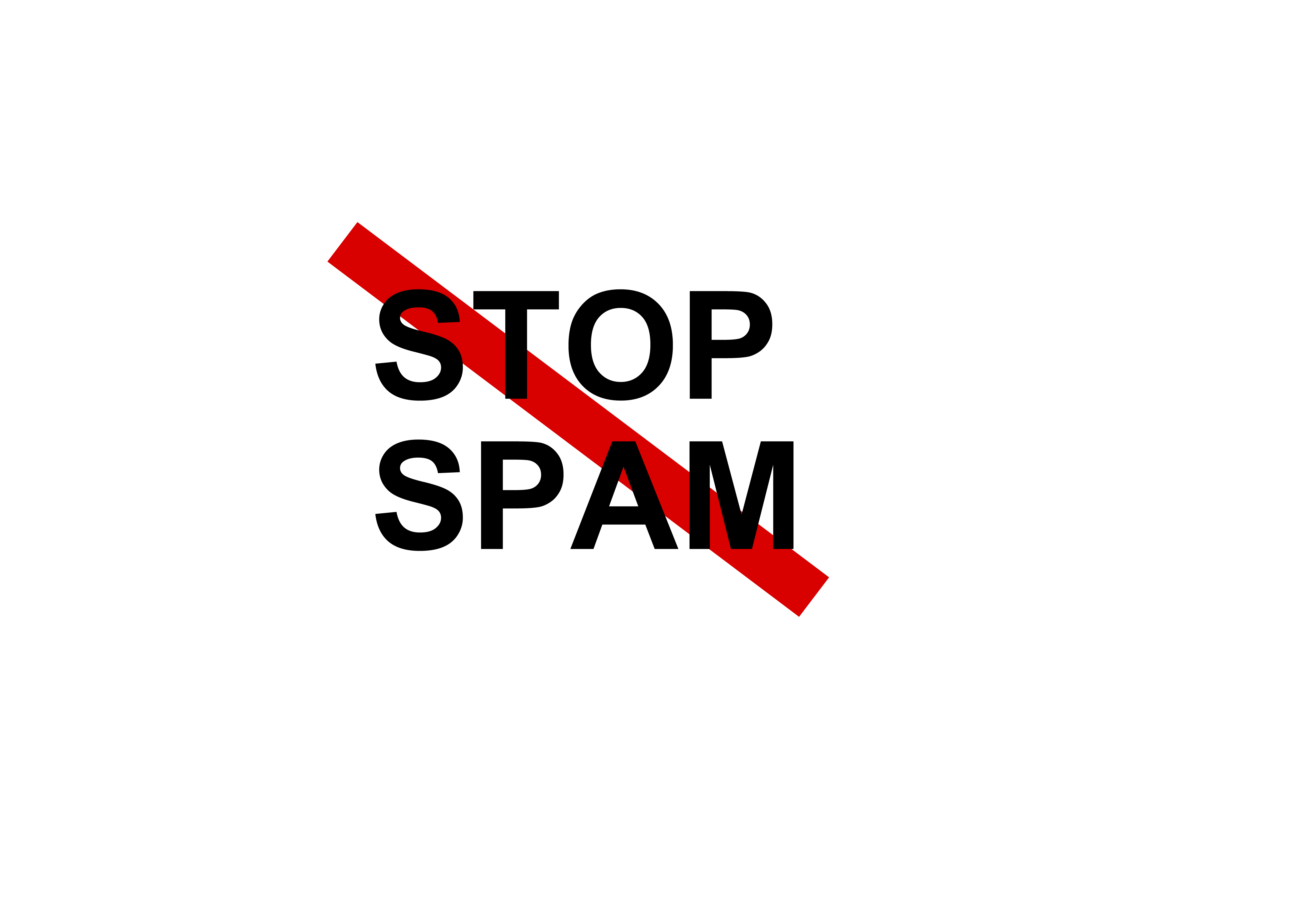 Stop spam Transparent PNG Image