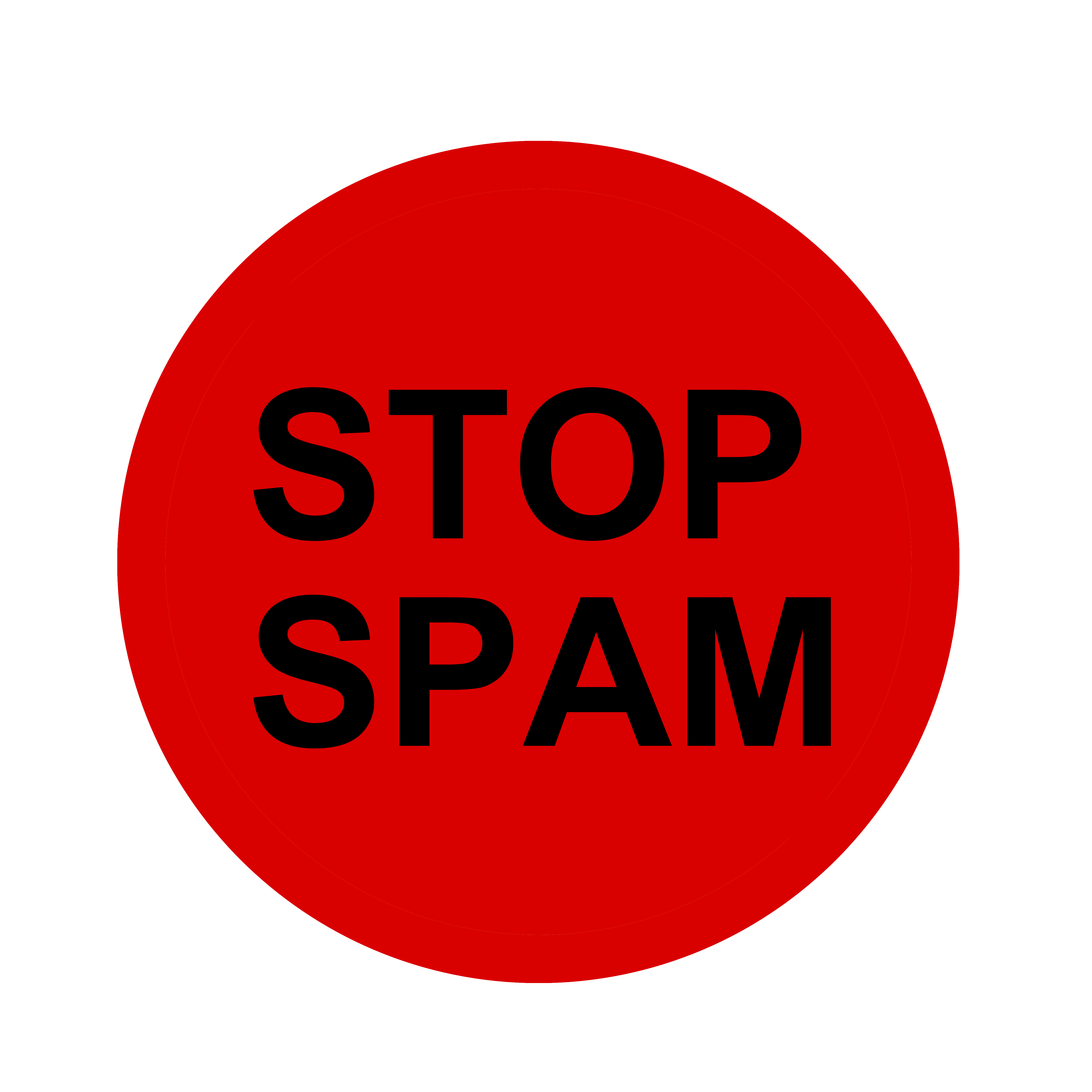 Stop spam Transparent PNG Image