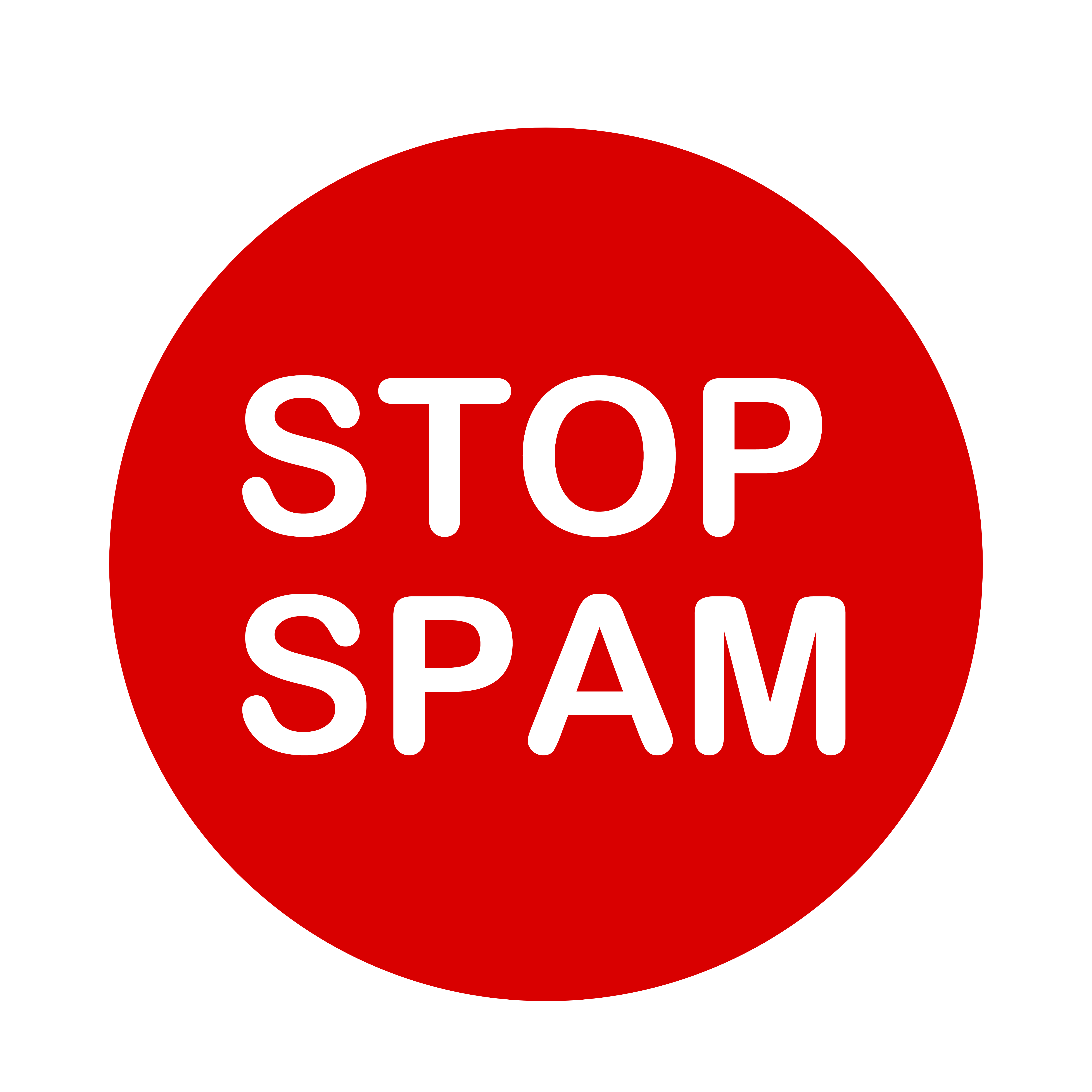 Stop spam Transparent PNG Image