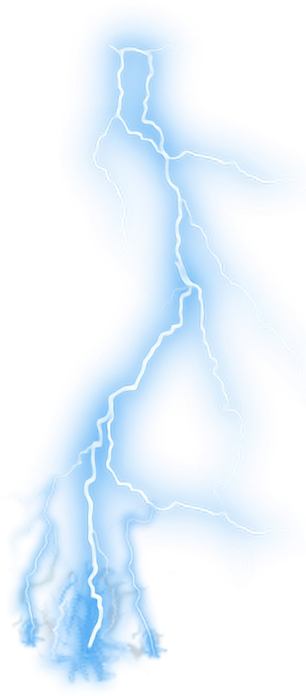 Blue Thunder Sky Lightning HQ Image Free PNG PNG Image