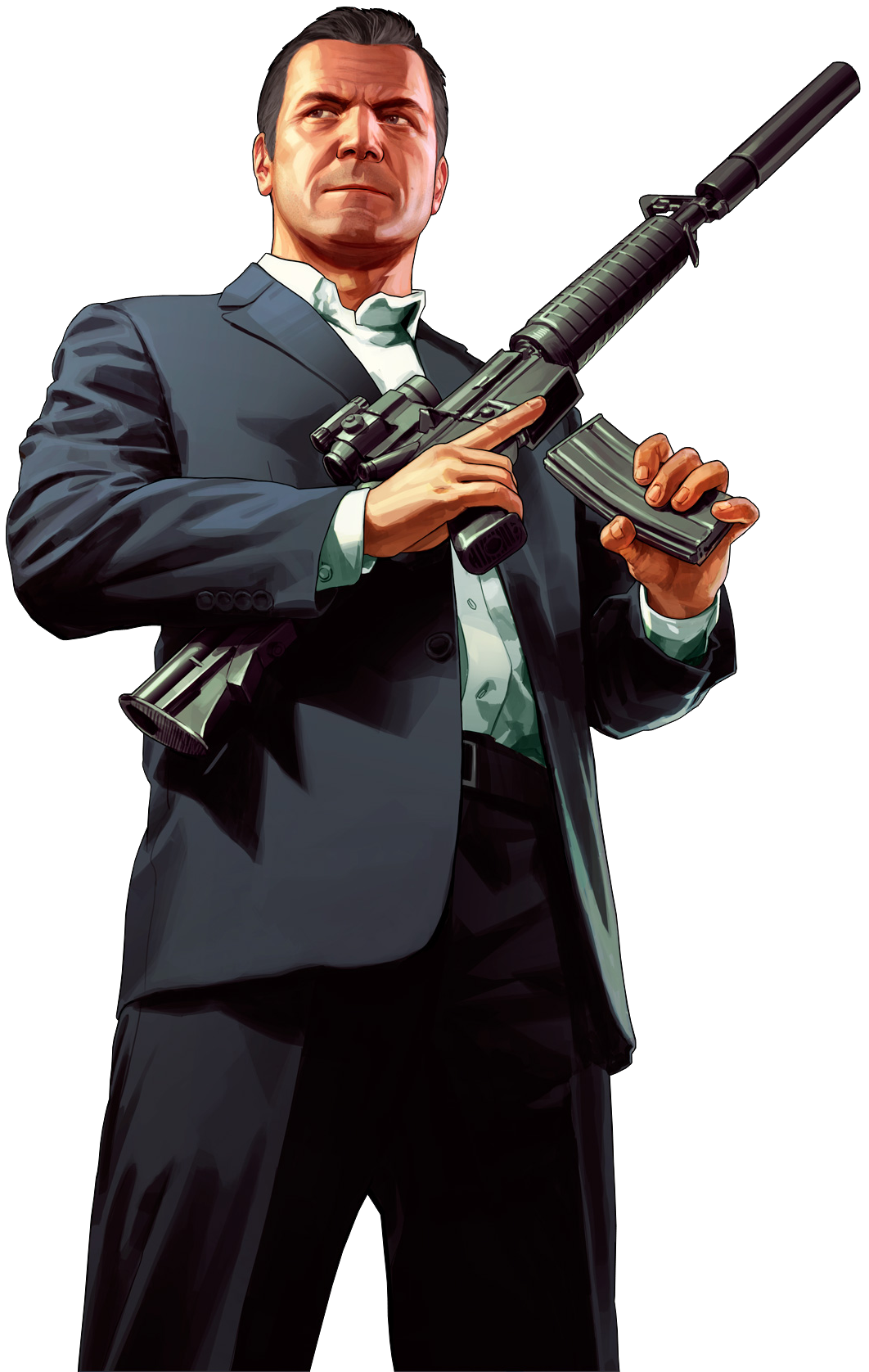 City Andreas San Vice Auto Weapon Profession PNG Image