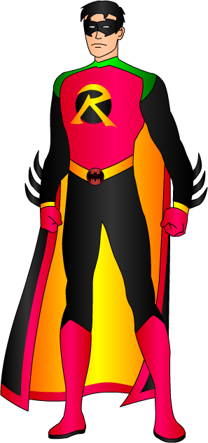 Superhero Robin Picture Transparent PNG Image