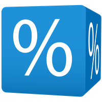 Blue Cube Brand Discount Logo Transparent