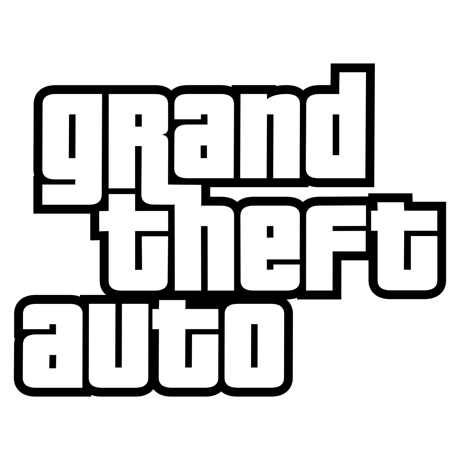 Area Auto Grand Iv Theft Text PNG Image