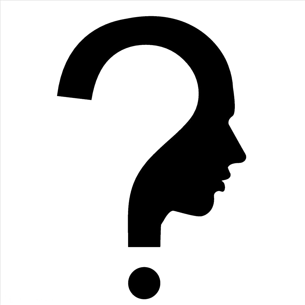 Silhouette Icons Wallpaper Question Mark Computer Logo PNG Image