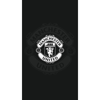 United Emblem Fc 6S Manchester Iphone Monochrome