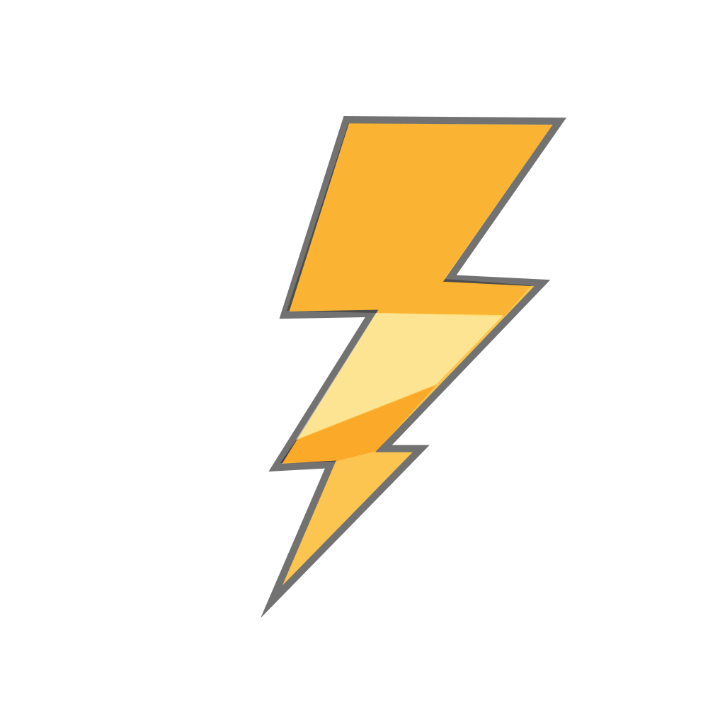 Cartoon Point Triangle Drawing Lightning Free Clipart HD PNG Image