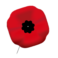 Flower Red Remembrance Poppy Day Armistice PNG Image