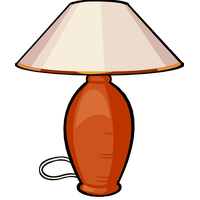 Table lamp PNG
