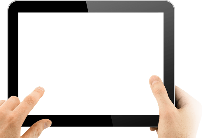 Tablet Holding Female Hand HD Image Free PNG Image