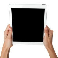 Hand Tablet Holding Mockup Free Download Image PNG