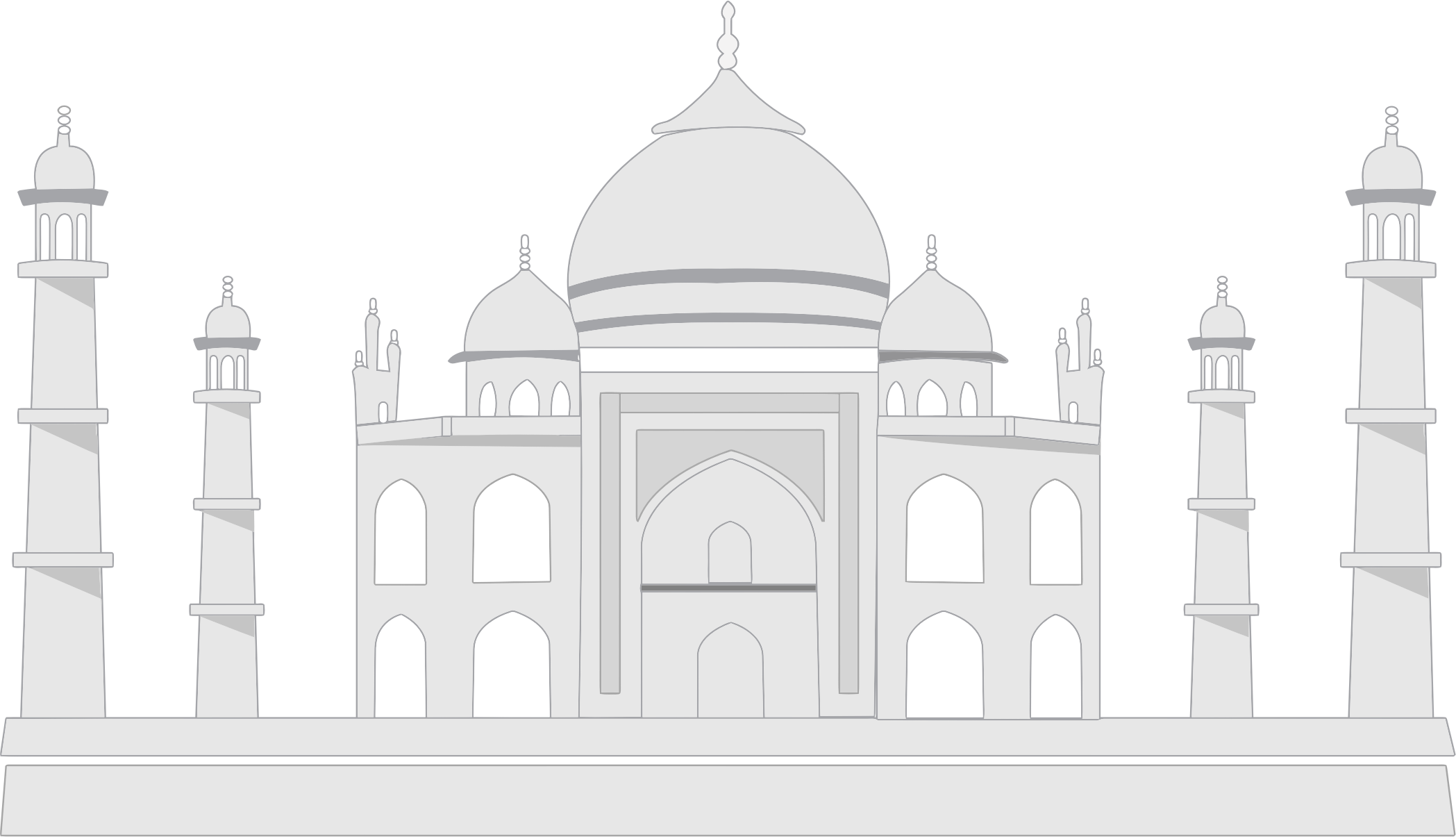 Taj Mahal Transparent Background PNG Image