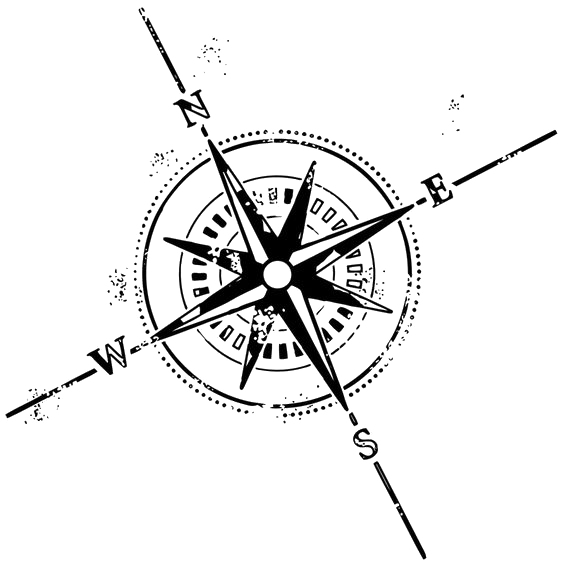 Rose Symbol Tattoo Compass PNG Download Free PNG Image