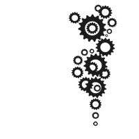 Tattoo Unbreakable Artist Bike Gears Machine-Doll Drawing PNG