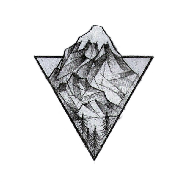 Geometry Tattoo Shape Triangle Artist HD Image Free PNG PNG Image