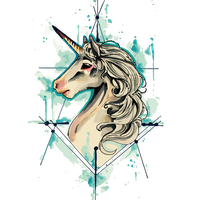 Tattoo Flash Vector Iphone Unicorn Drawing