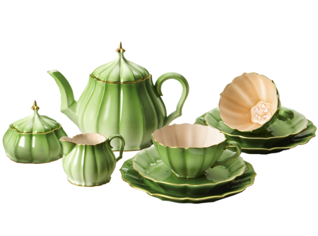 Tea Set Picture PNG Image