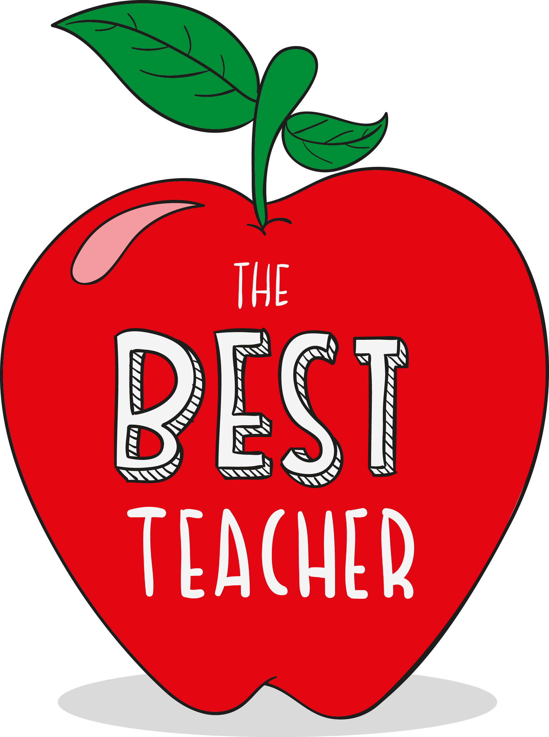 Apple Vector Teachers Student Day Red PNG Image