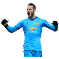 Blue United De Football David Player Gea PNG Image