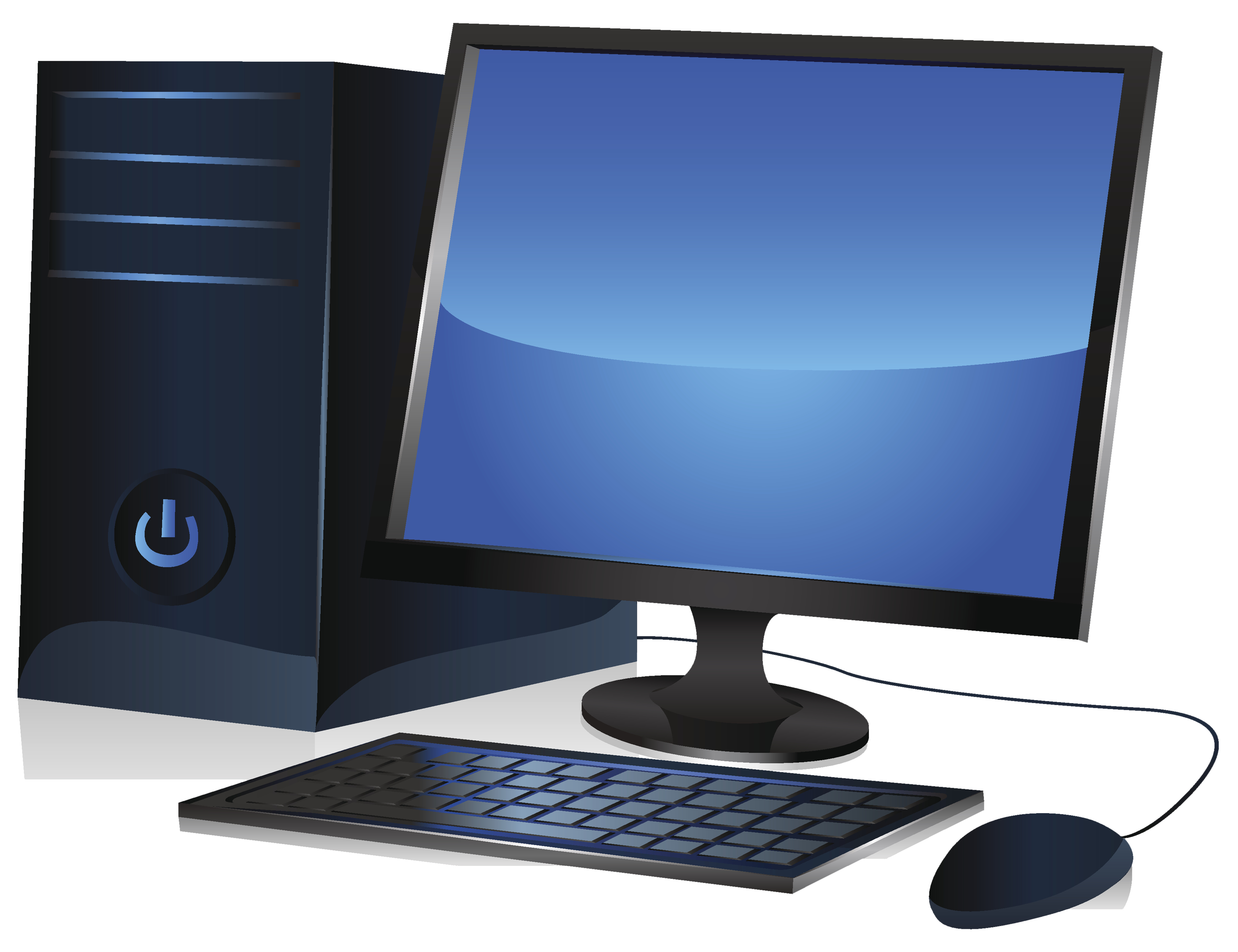 Desktop Computer HQ Image Free PNG PNG Image