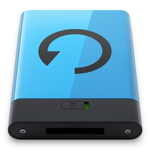 Blue Backup Gadget Multimedia Device Electronic PNG Image