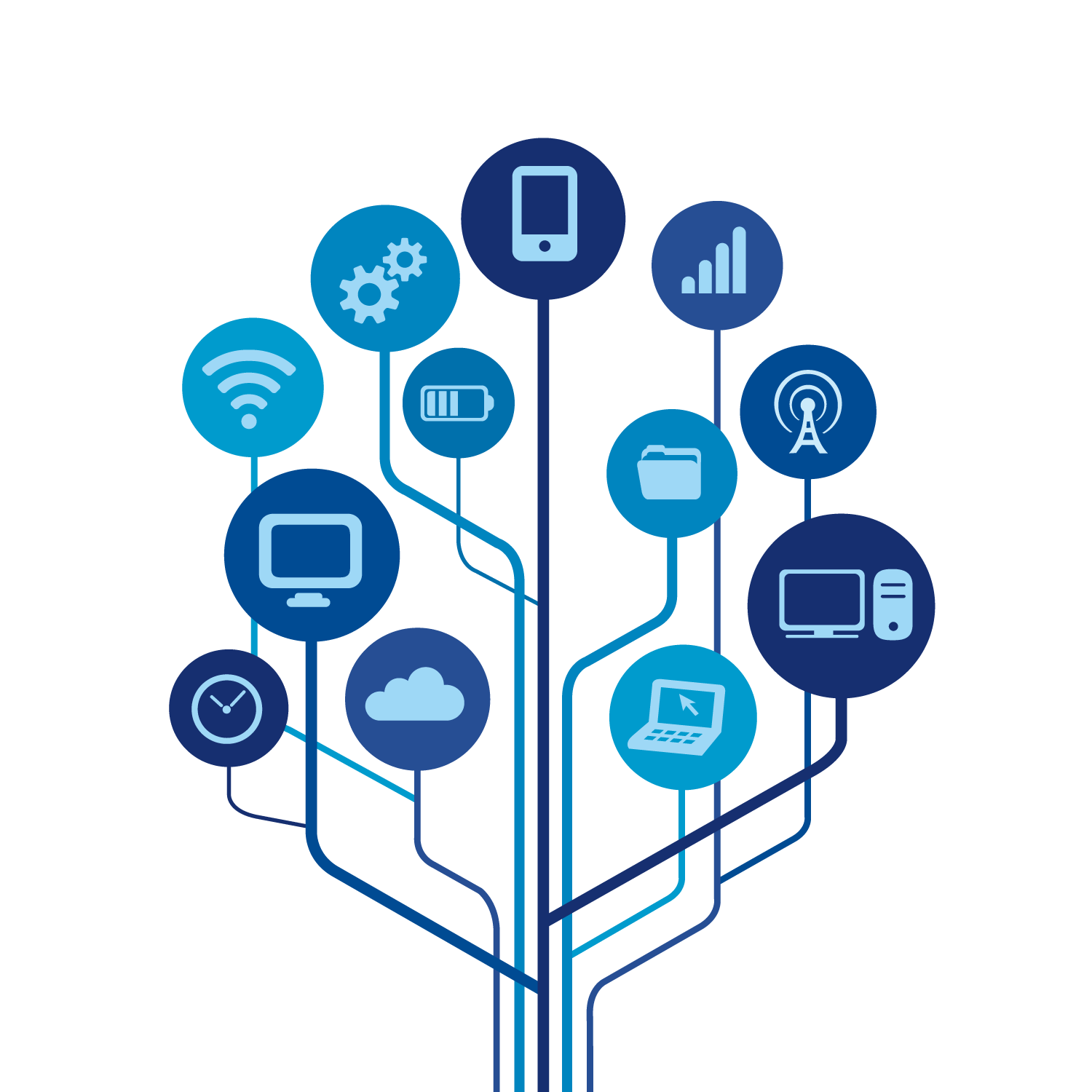 technology icon vector png