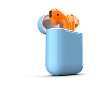 Airpods Apple Color Orange Earbuds Technology