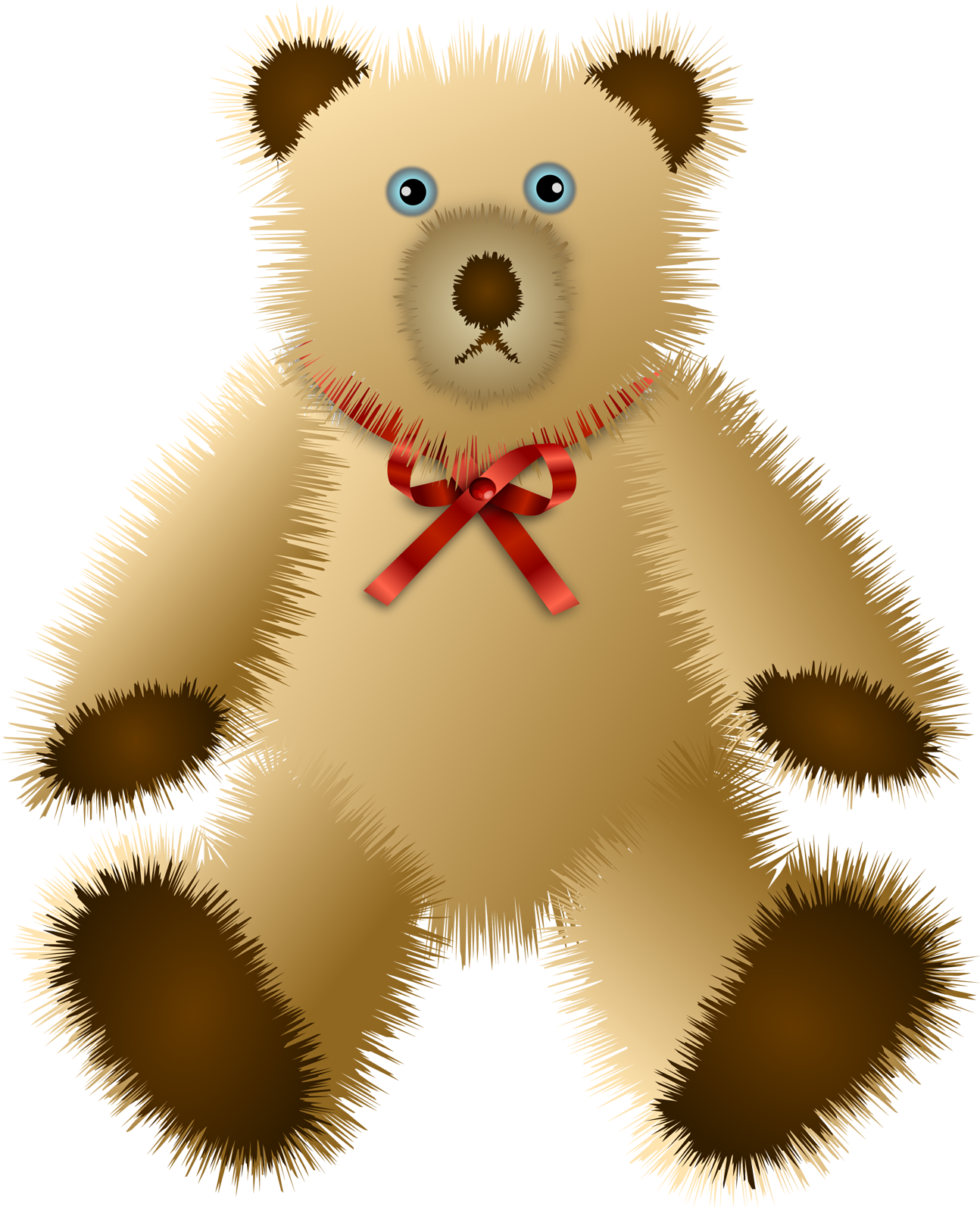 Vector Bear Teddy Free Clipart HD PNG Image