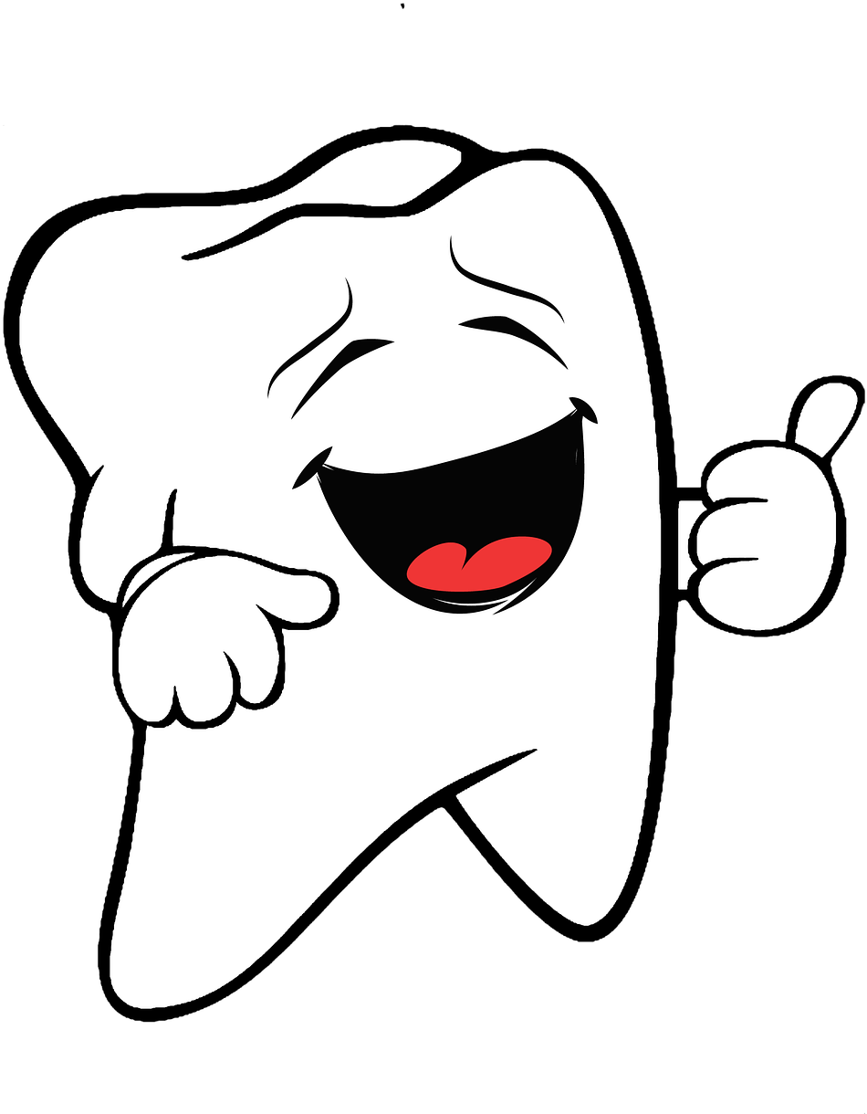 Tooth Logo Only - Clip Art Blue Teeth, HD Png Download - vhv