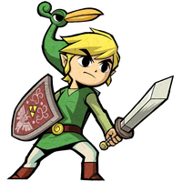 🏹 Zelda Hooded Link  Legendary Hero PNG Sticker Download