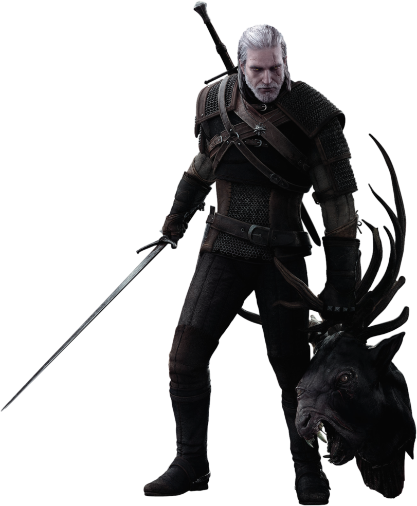 The Witcher Transparent Background PNG Image